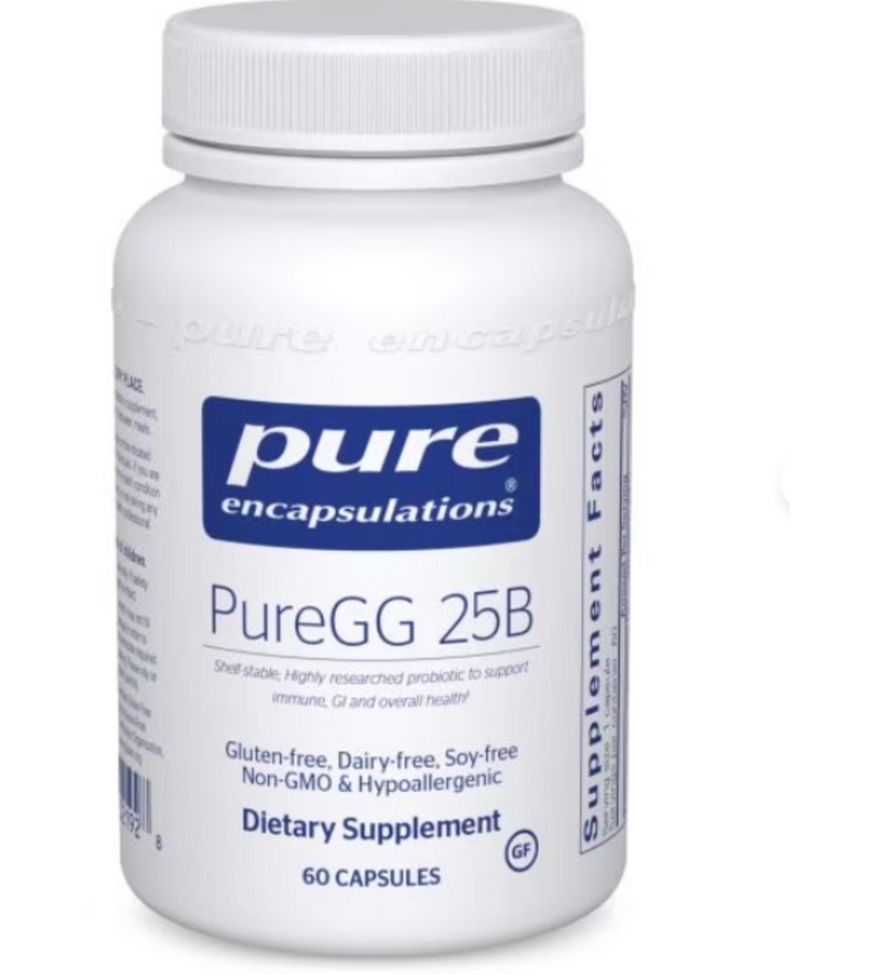 PureGG 25B 60 caps Shelf Stable  by Pure Encapsulations