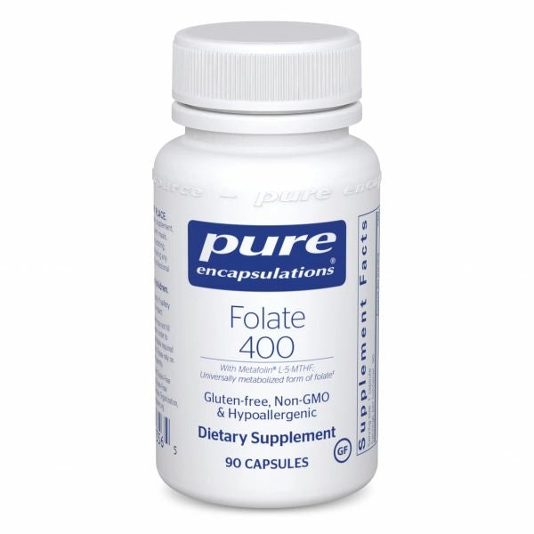 Folate 400mcg 90 caps by Pure Encapsulations