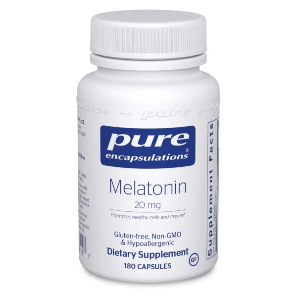 Melatonin 20 Mg. 180 caps  by Pure Encapsulations