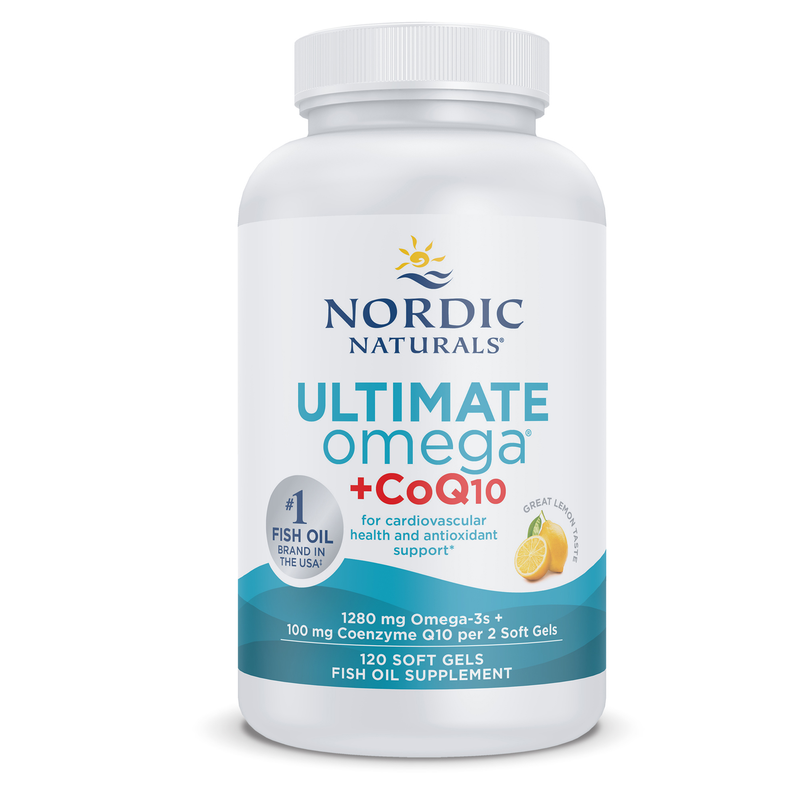 Ultimate Omega-CoQ10 Lemon 120 softgels by Nordic Naturals