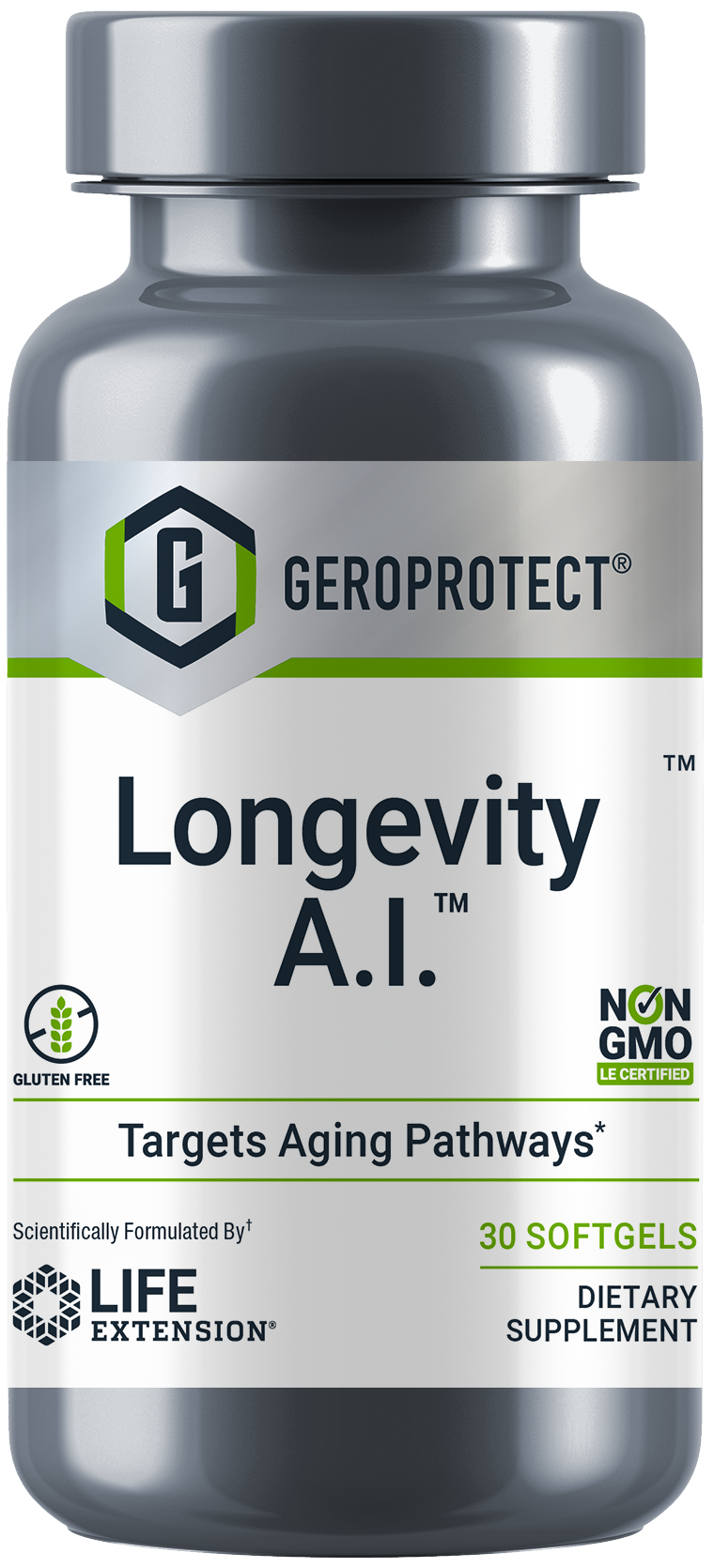 GEROPROTECT® Longevity A.I. 30 soft gels by Life Extension
