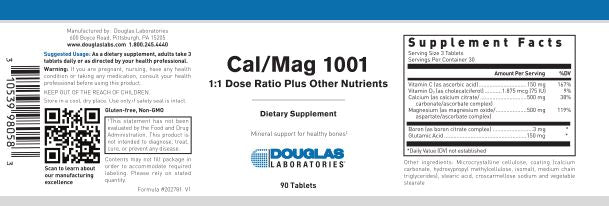 Cal/Mag 1001 90 Tablets by Douglas Labs