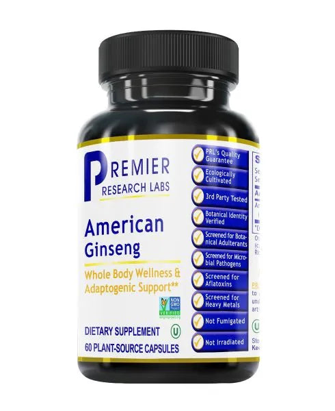 American Ginseng 60 caps by Premier Research Labs