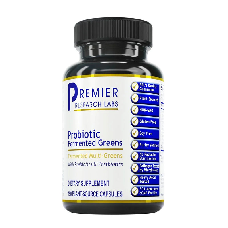 Probiotic Fermented Greens ( 150 Capsules)  - By Premier Research Labs