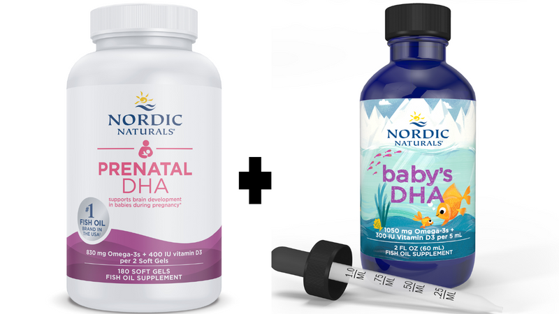 Healthy Beginnings Bundle for Mom and Baby by Nordic Naturals