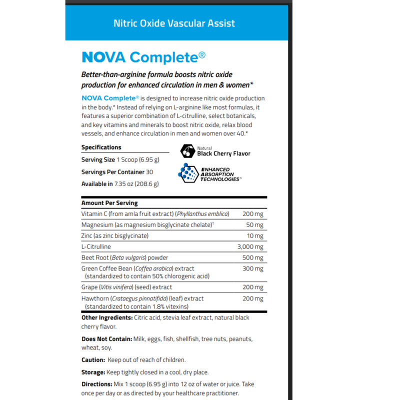 Nova Compete Smooth Fruit  7.35 oz by NuMedica
