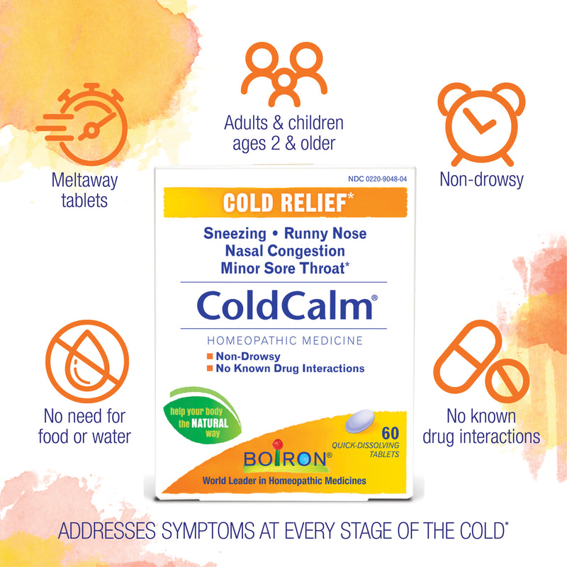 ColdCalm Tablets 60 tabs by Boiron