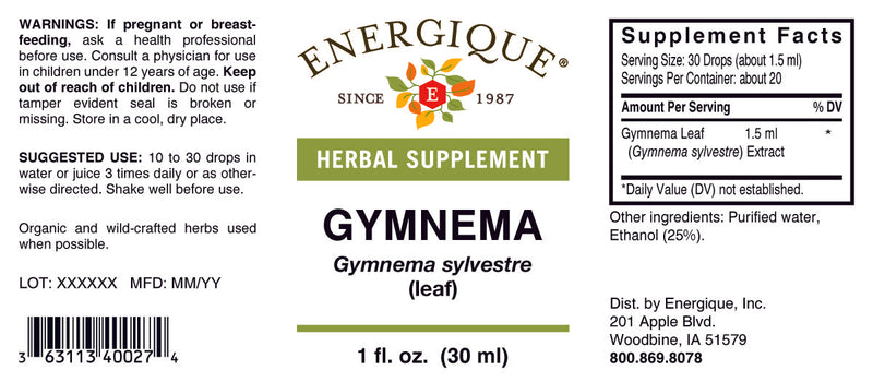 Gymnema 1 oz by Energique