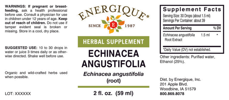 Echinacea Angustifolia 25%  2 oz Root by Energique