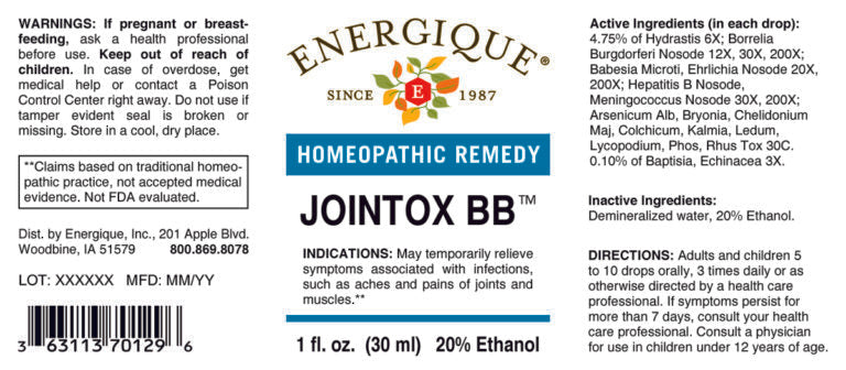 Jointox BB 1oz by Energique