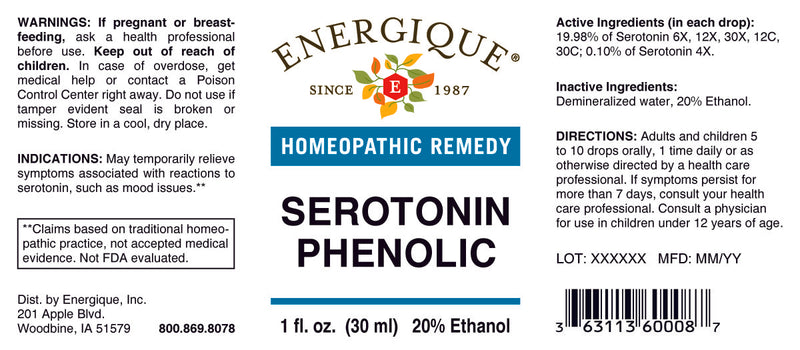 Serotonin Phenolic 1oz by Energique