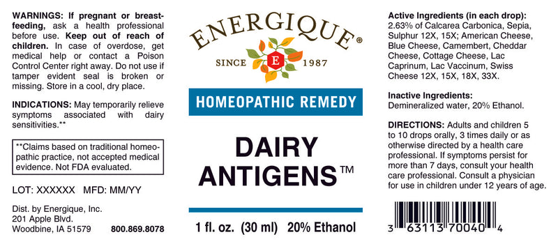 Dairy Antigens 1 ozby Energique