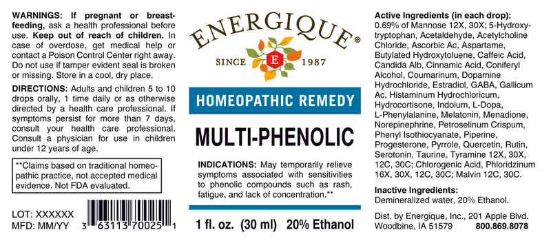 Multi Phenolic 1 oz  by Energique