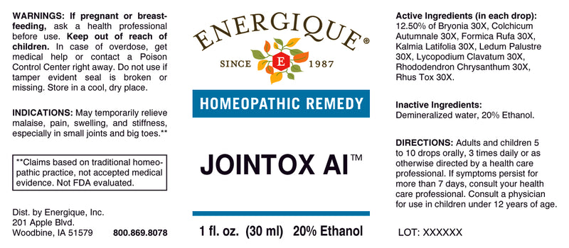Jointox AI 1 oz by Energique