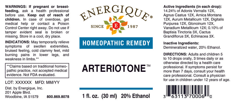 Arteriotone 1 oz by Energique