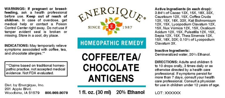 Coffee/Tea/Chocolate Antigens 1 oz by Energique