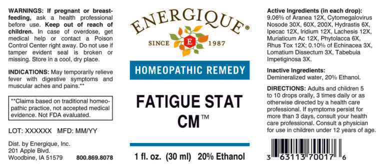 Fatigue Stat CM 1 oz by Energique