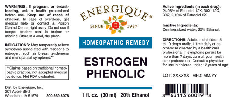 Estrogen Phenolic 1 oz by Energique