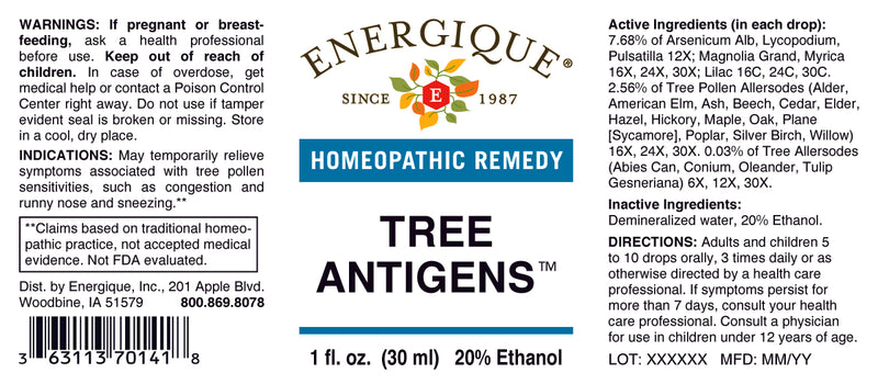 Tree Antigens 1 oz by Energique