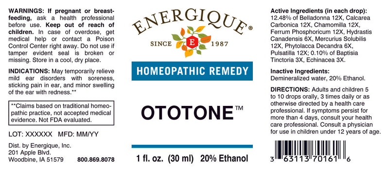 Ototone 1 oz by Energique