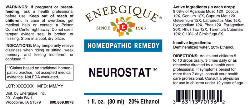 Neurostat 1 oz by Energique