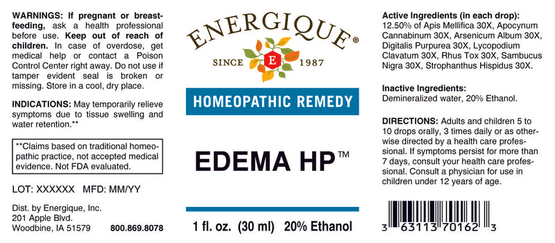 Edema HP 1 oz by Energique