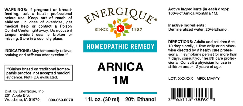 Arnica 1M 1oz  by Energique