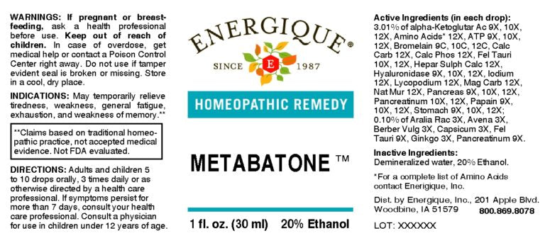 Metabatone 1 oz by Energique