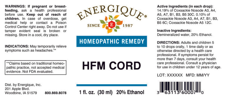 HFM Cord 1 oz by Energique