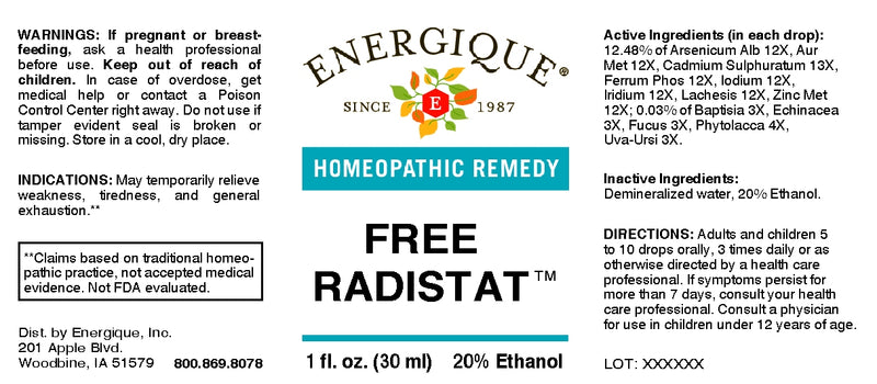 Free Radistat 1 oz  by Energique