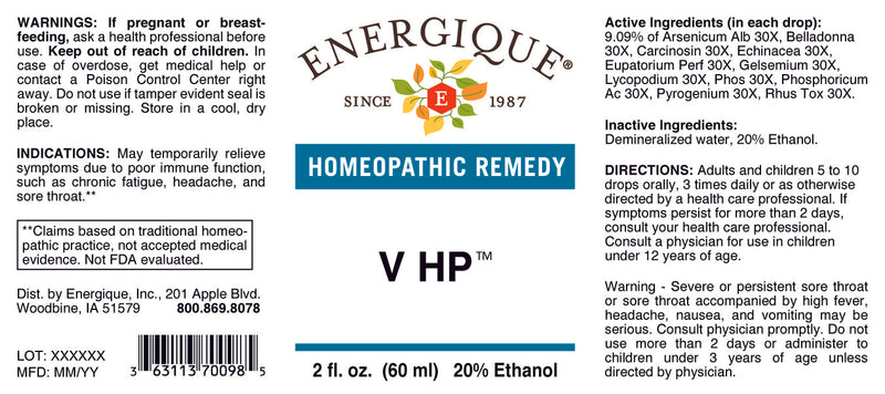 V HP 2 oz by Energique