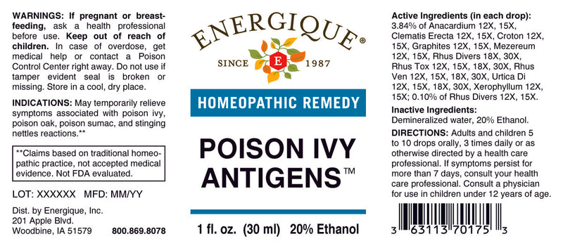 Poison Ivy Antigens by Energique