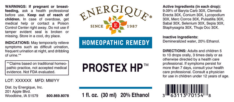 Prostex HP 1 oz by Energique