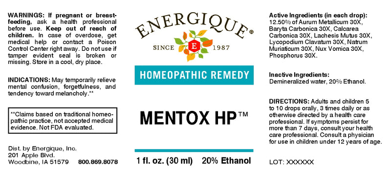 Mentox HP 1 oz by Energique