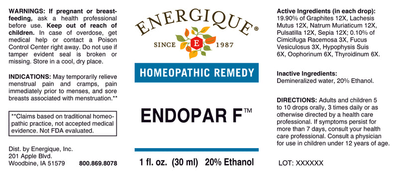Endopar F 1 oz By Energique