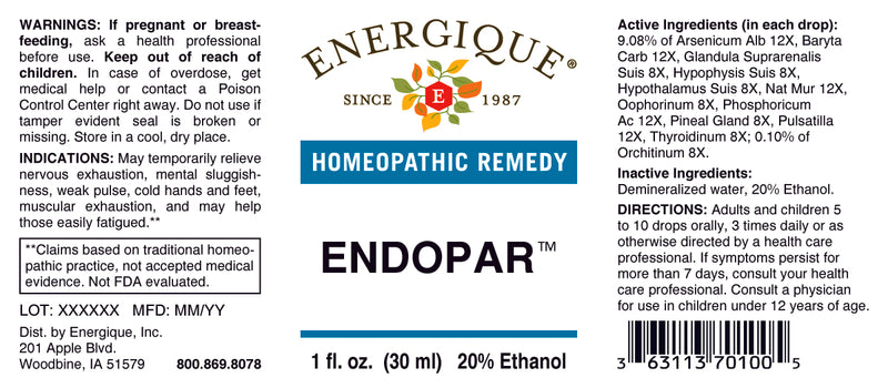 Endopar 1 oz by Energique