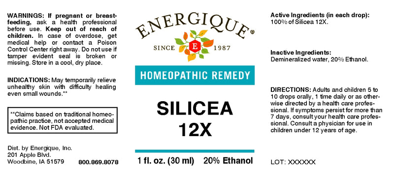 Silicea 12X 1 oz by Energique