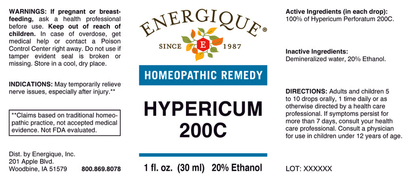 Hypericom 200c 1 oz by Energique