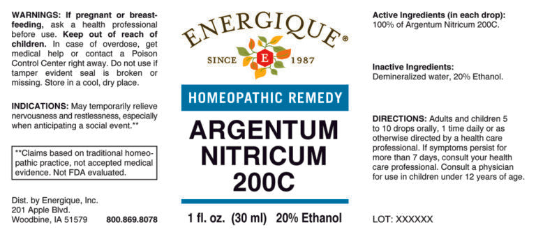 Argentum Nitricum 200C by Energique