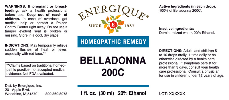 Belladonna 200 C by Energique