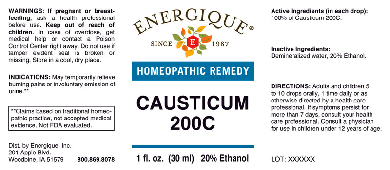 Causticum 200C 1 oz by Energique