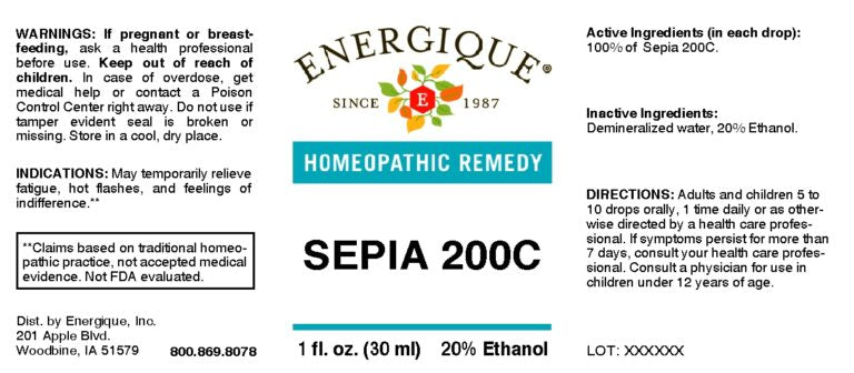 Sepia 200C 1 oz by Energique