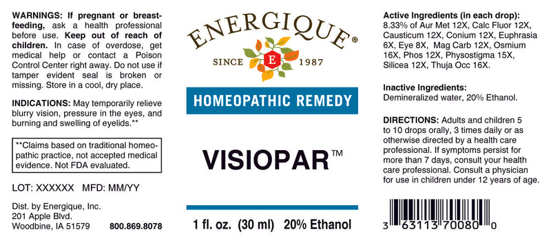 Visiopar 1 oz from Energique