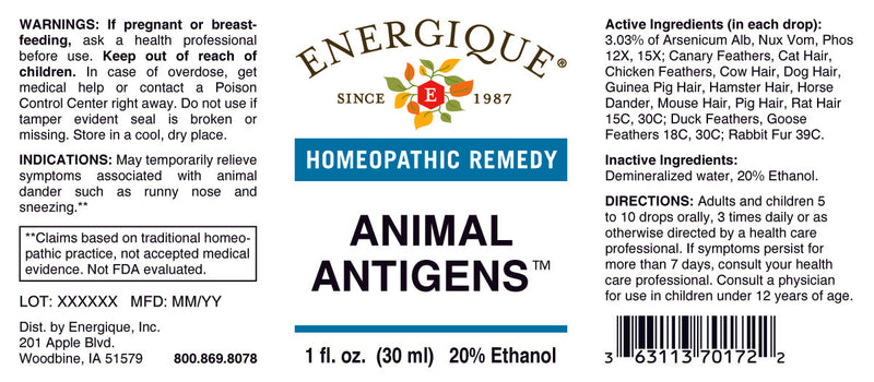Animal Antigens 1 oz by Energique