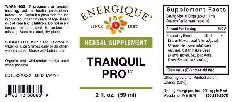 Tranquil Pro 2oz  by Energique