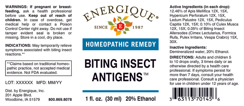 Biting Insect Antigens 1 oz  by Energique