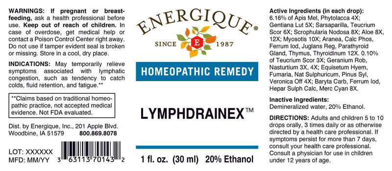 Lymphdrainex 1 fl oz by Energique