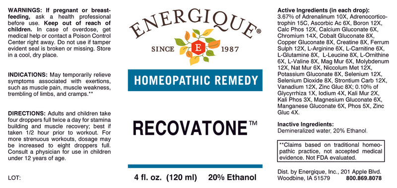 Recovatone 4 oz by Energique