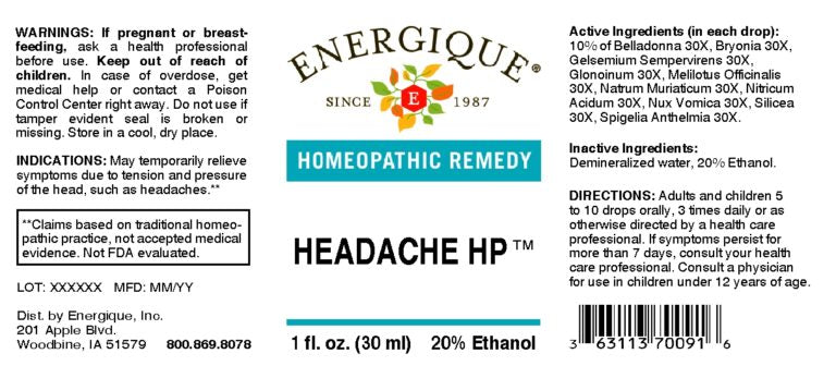 Headache HP 1 oz by Energique