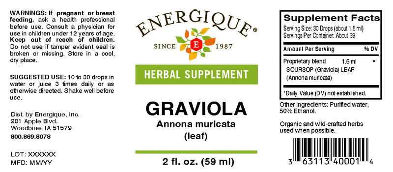Graviola 2 oz by Energique